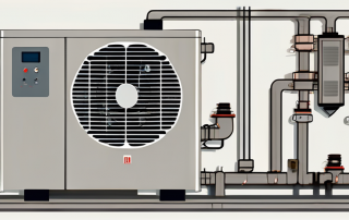 An air-water heat pump system without a storage tank