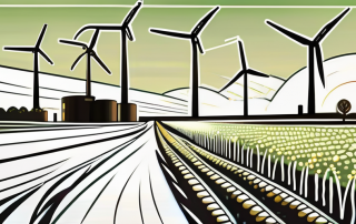 A flourishing field of corn under a radiant sun