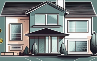 A modern house with a visible heating system