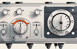 A digital timer switch connected to a heating system