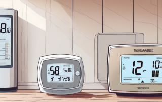 Various types of programmable thermostats