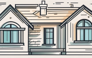 A newly installed roof on a house