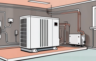 An indoor heat pump system