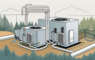 A ground source heat pump system