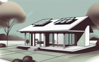 A beautiful bungalow amidst a serene landscape