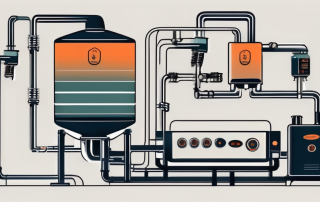 A gas heating system being upgraded with a heat pump
