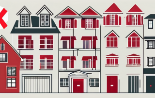 A house with a large