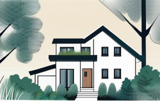 A house with a sold sign in front