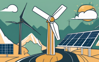 Various renewable energy sources such as a wind turbine