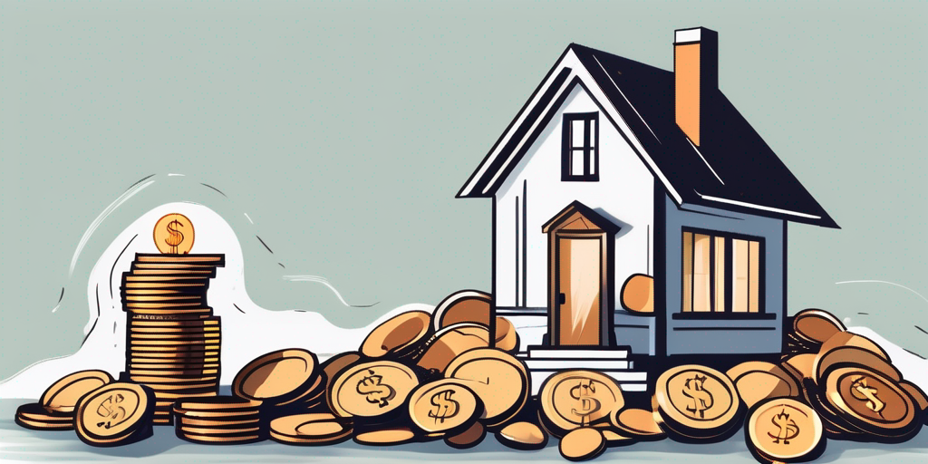 A house with a sold sign in the front yard