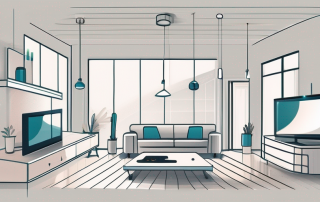 Various smart home devices like a security camera