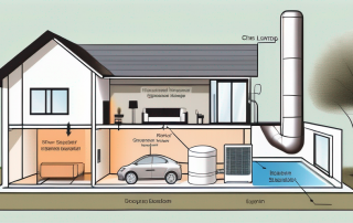 A ground source heat pump system