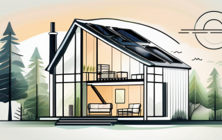 A modern wärmepumpen heating system with visible internal components
