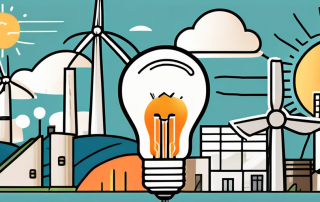 Various sources of primary energy such as the sun