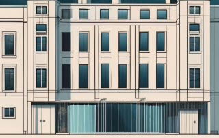 An old building with a modern air-to-water heat pump system