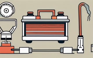 A broken heating thermostat with visible internal components