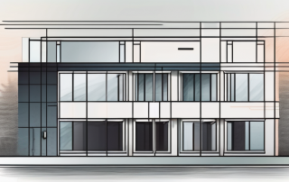 An old building with a modern heat pump system installed