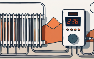 A thermostat with decreasing numbers