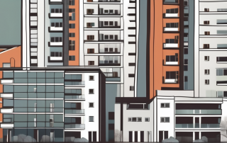 A variety of residential buildings