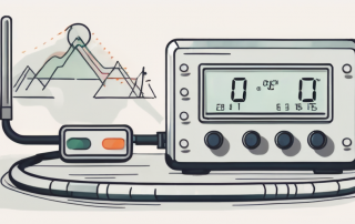 A wlan thermostat being tested