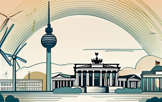 The berlin cityscape