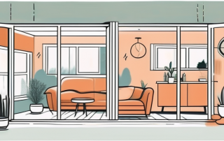 A cozy home interior with a modern