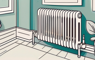 A wlan-enabled thermostat attached to a radiator