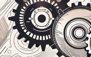 A cogwheel system generating both heat and power