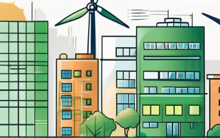 A variety of buildings