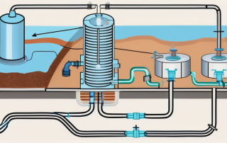 A ground source heat pump system
