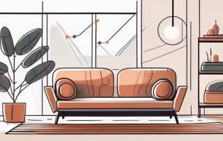 An indoor setting with a thermostat showing a comfortable temperature