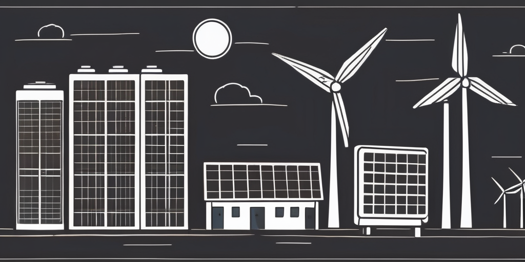 A building with different energy efficiency ratings displayed on it