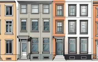 Various types of windows in different stages of renovation