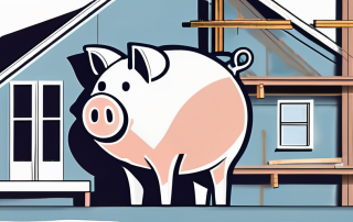 A house under construction