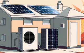 A heat pump and a solar thermal system working together