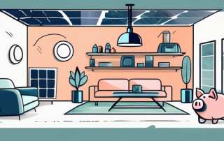 A cozy apartment interior with visible signs of energy efficiency