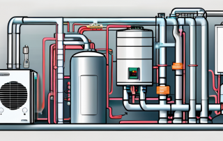 A heating system integrated with a heat pump