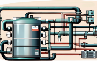 A water-to-water heat pump system