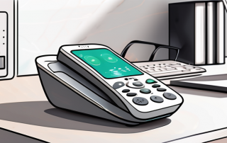 A dect 302 phone model with its distinctive features and buttons