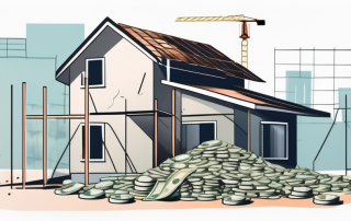 A house with a roof under renovation