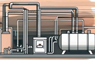 A heat pump with visible energy flow