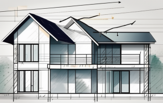 A bungalow under construction