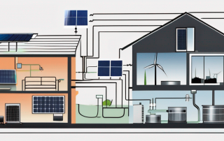 A hybrid heat pump system