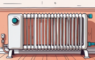 A childproof heating system in a cozy room setting