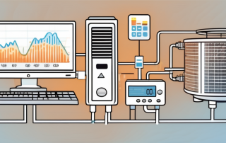 A heat pump system with various components