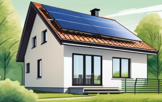 A photovoltaic (pv) system installed on a typical house in the lower saxony region of germany