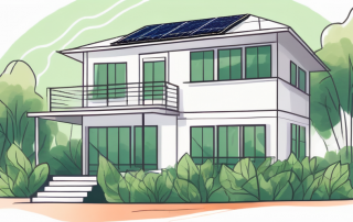 A house surrounded by lush greenery