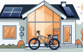 A house with visible insulation