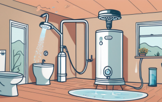 A water heater with visible energy-efficient features