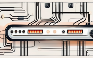 A digital heating system with visible radiators